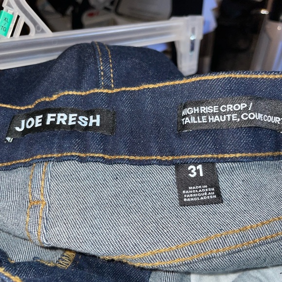 Stylish Button Down Crop Jeans by Joe Fresh - Picture 2 of 7